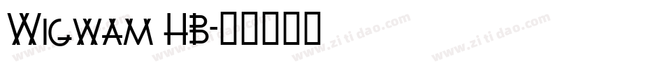 Wigwam HB字体转换